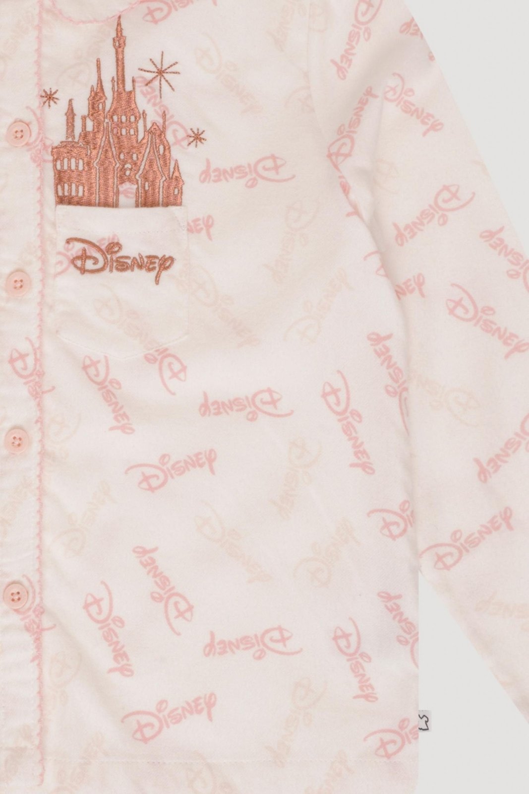 Disney Princess Castle Heirloom 100% Organic Cotton Pyjamas With Bag - Brand Threads