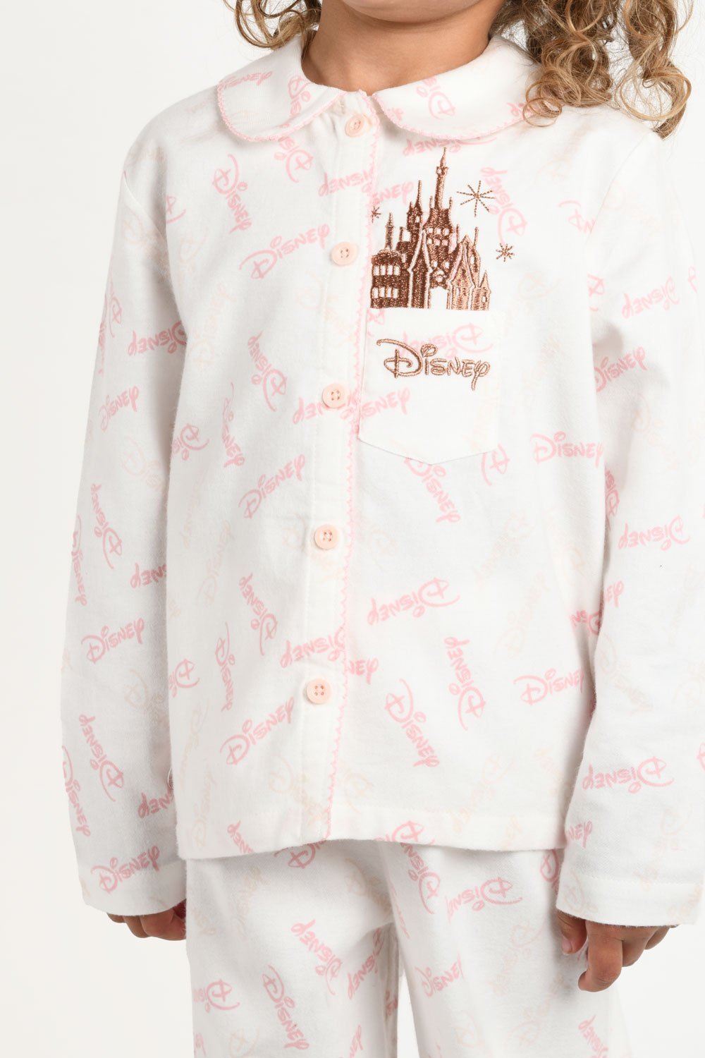 Disney Princess Castle Heirloom 100% Organic Cotton Pyjamas With Bag - Brand Threads