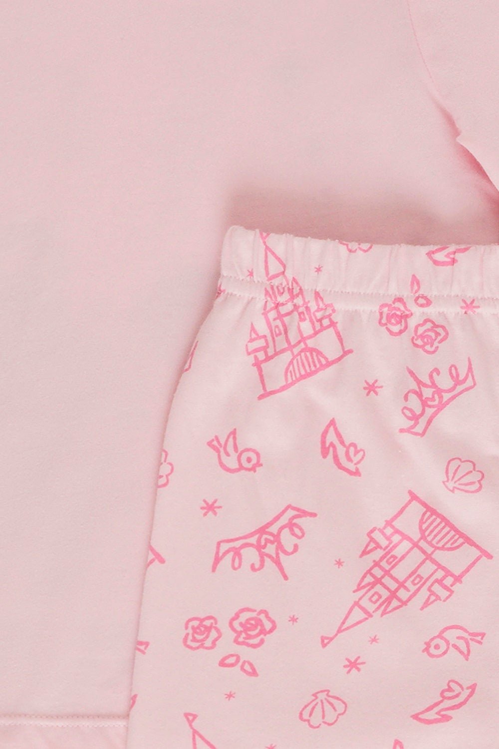 Disney Princess Girls Pink Pyjamas - Brand Threads