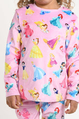 Disney Princesses Girls Fleece Pyjamas - Brand Threads