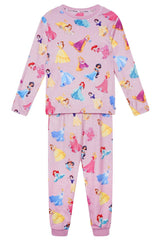 Disney Princesses Girls Fleece Pyjamas - Brand Threads