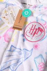 Harry Potter Girls Super Soft Fleece Hooded Onesie - Brand Threads