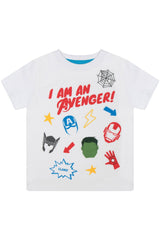 Marvel Boys Avengers T-Shirt, Premium 100% Cotton - Brand Threads