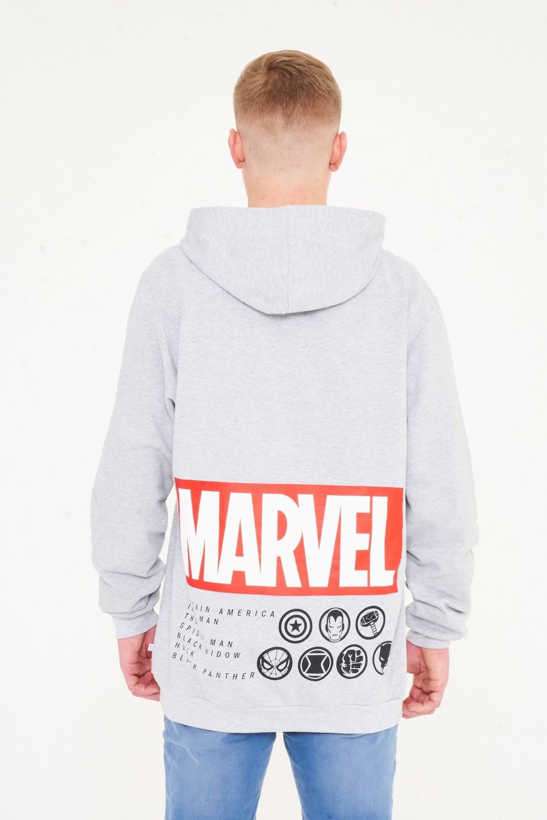 Marvel Mens Organic Cotton Hoodie - Brand Threads