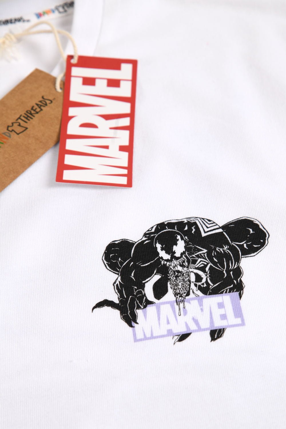 Marvel Venom Mens BCI Cotton T-Shirts - Brand Threads