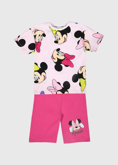 Minnie Mouse Girls Pink Daywear Set - Brand Threads