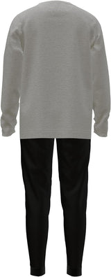 NERF Boy's Pyjamas Set – Long-Sleeved Grey Top with Black Bottoms - Brand Threads