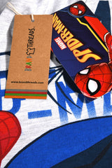 Spiderman Grey Organic Cotton Hoodie - Brand Threads