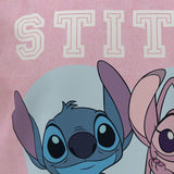 Stitch Girls Pyjamas Long Sleeved Kids Pyjamas Set Official Merchandise - Brand Threads