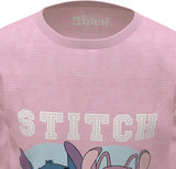 Stitch Girls Pyjamas Long Sleeved Kids Pyjamas Set Official Merchandise - Brand Threads