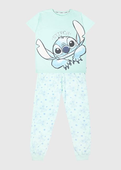 Stitch Ladies Pyjama Short Sleeve Set - Brand Threads